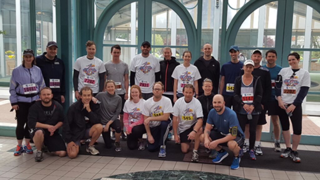 Houle's Victoria team competes in the Times Colonist 10K race