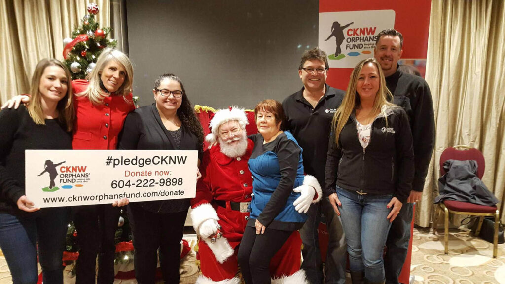 Houle team participated and donated in CKNW’s Orphan’s Fund Pledge Day.