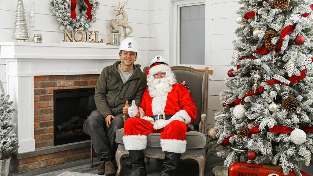 Houle staff saved Santa's Cottage at the Uptown Shopping Centre in Victoria, just in time for Christmas.