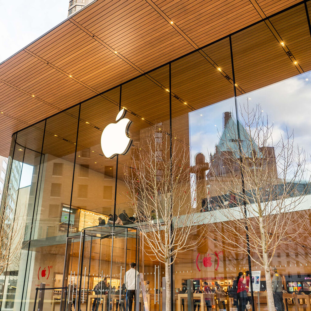 Apple Store Pacific Centre Downtown Vancouver New Flagship Store