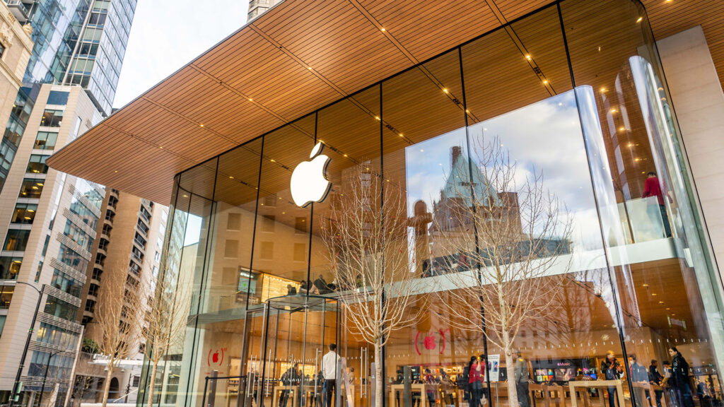 Apple Store Pacific Centre Downtown Vancouver New Flagship Store