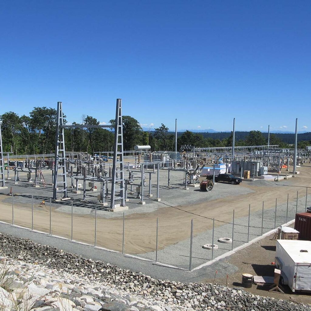 BC Hydro Buckley Bay Substation Project Site