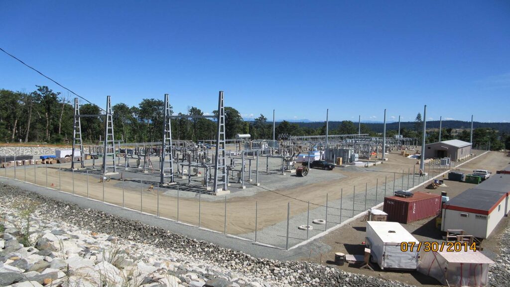 BC Hydro Buckley Bay Substation Project Site
