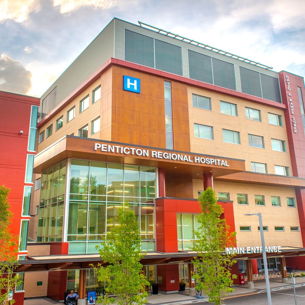 Penticton Regional Hospital Main Entrance