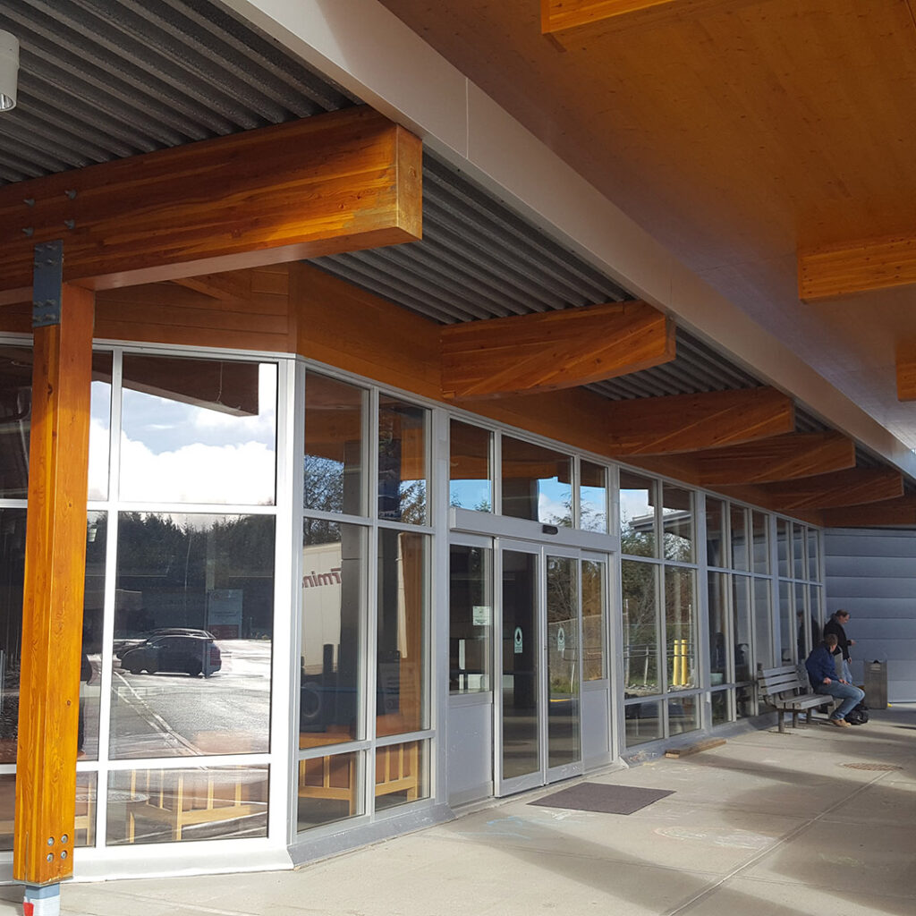 Prince Rupert Airport Terminal Entrance