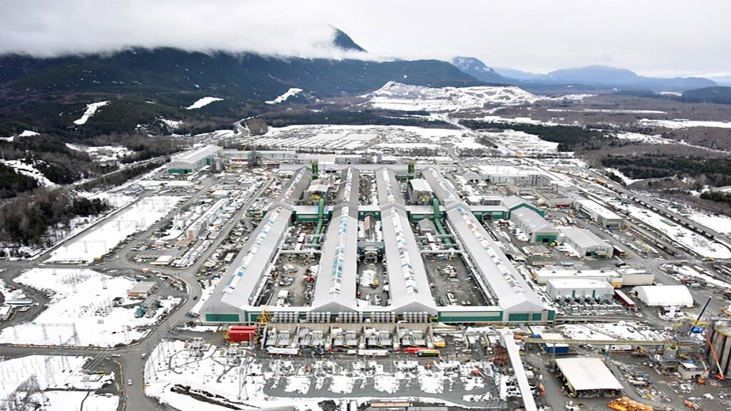 Rio Tinto Alumnium Smelter Upgrade Project Site in Kitimat