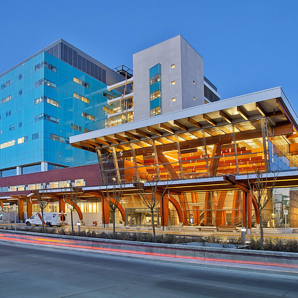 Surrey Memorial Hospital Critical Care Tower Exterior