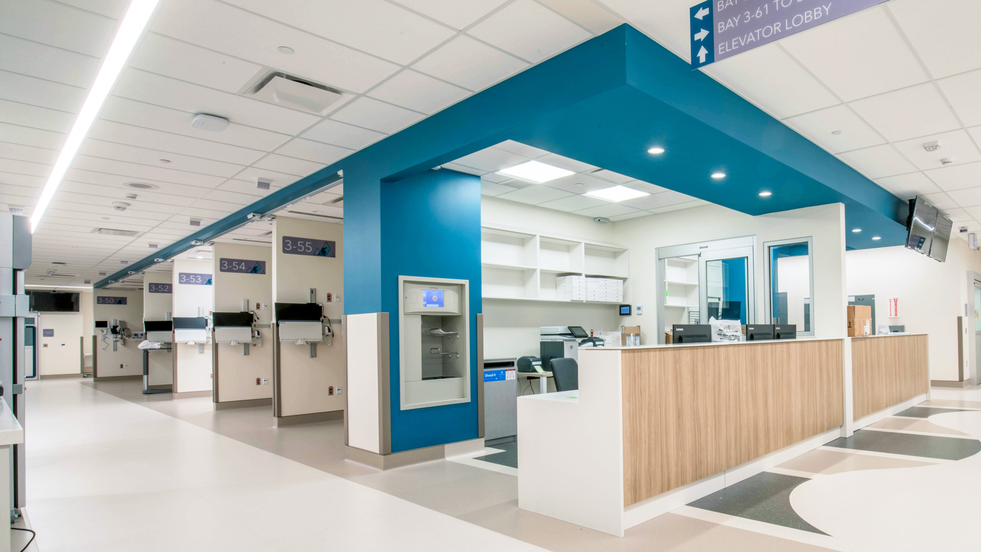 Vancouver General Hospital Operating Room Renewal Nurse Station