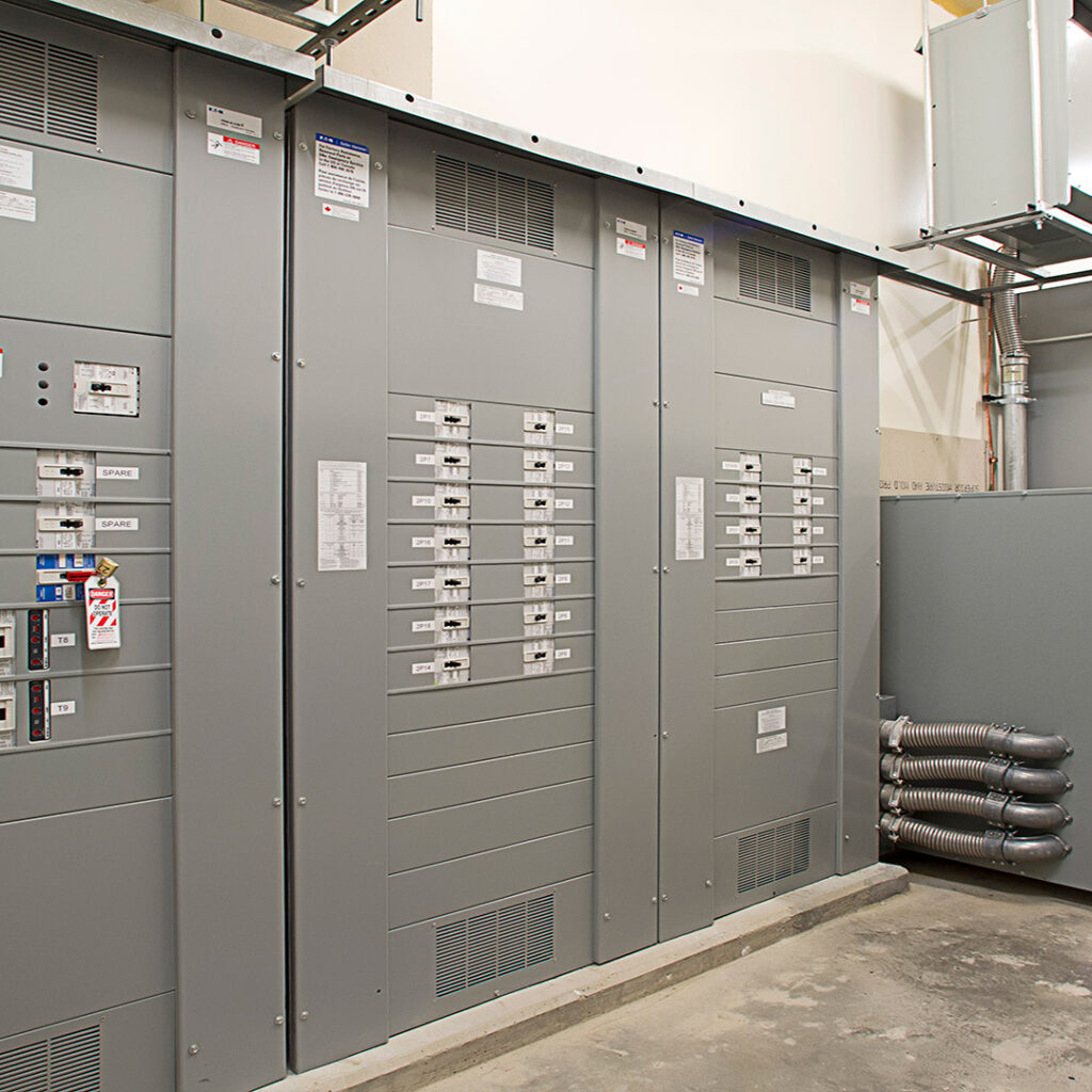 Alberni District Secondary School Electrical Room