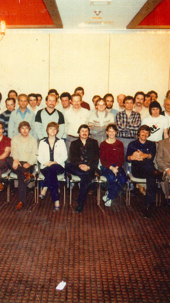 The Houle employees in 1980