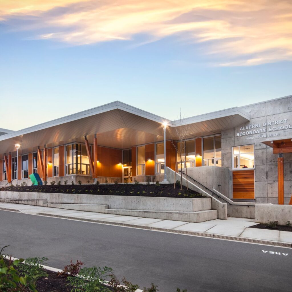 Alberni District Secondary School Exterior