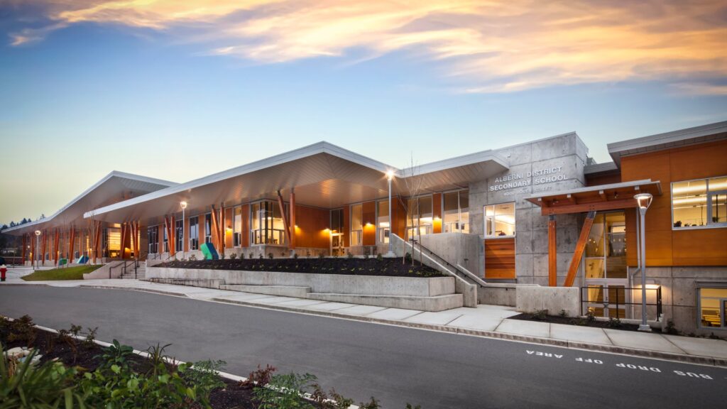 Alberni District Secondary School Exterior