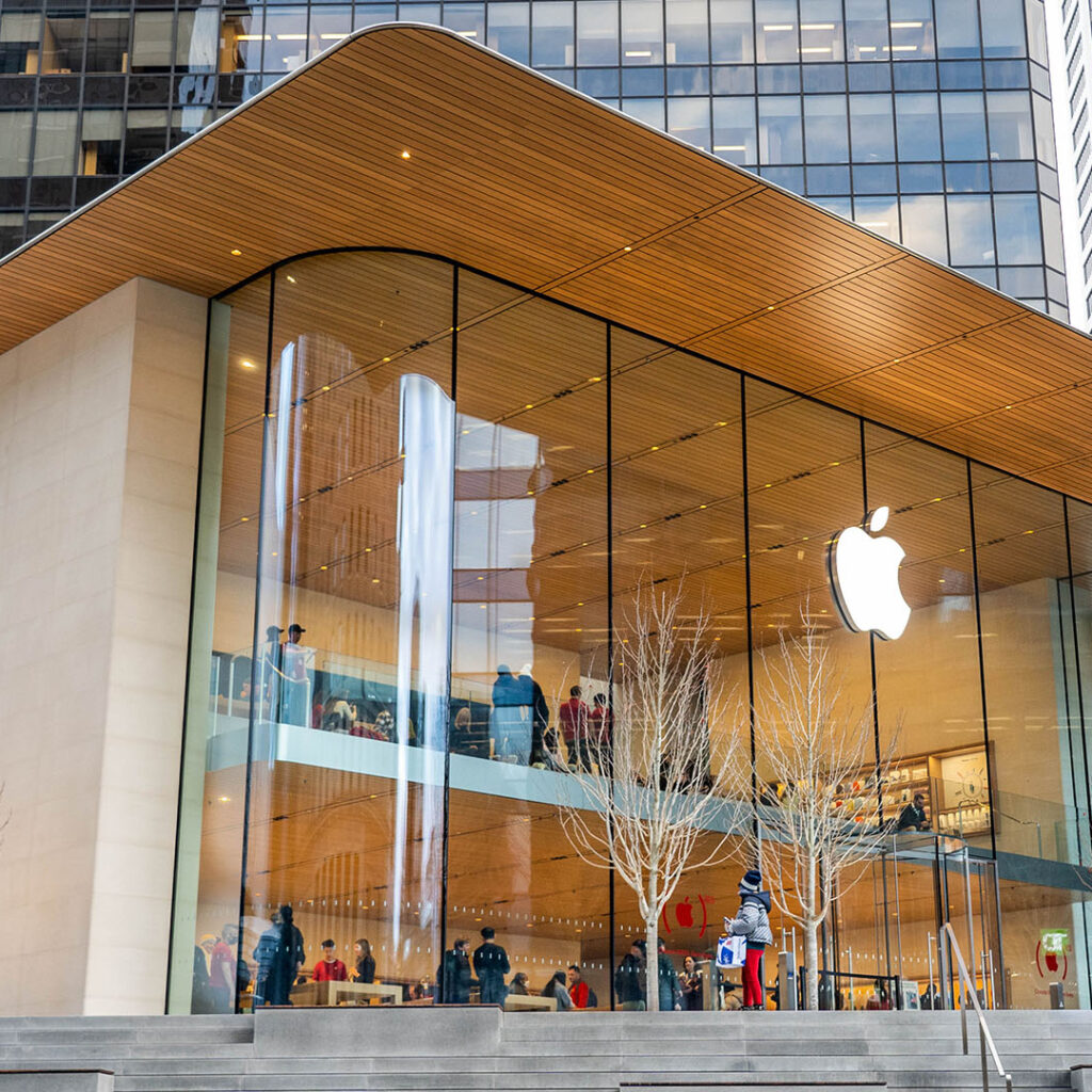 Apple Store Pacific Centre Downtown Vancouver New Flagship Store