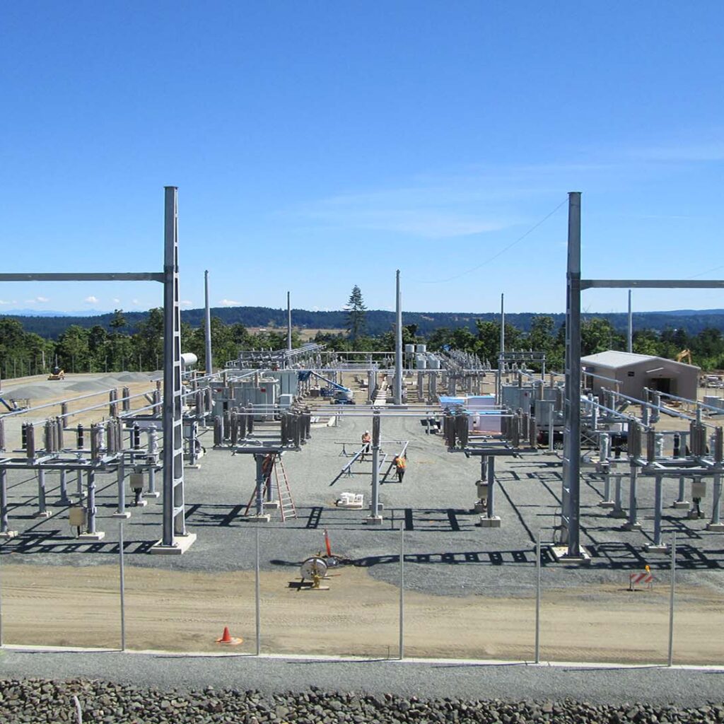 BC Hydro Buckley Bay Substation Project Site