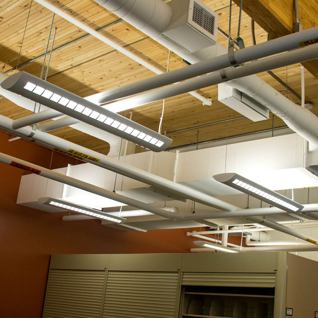 BC Hydro Nanaimo Office Ceiling Lighting