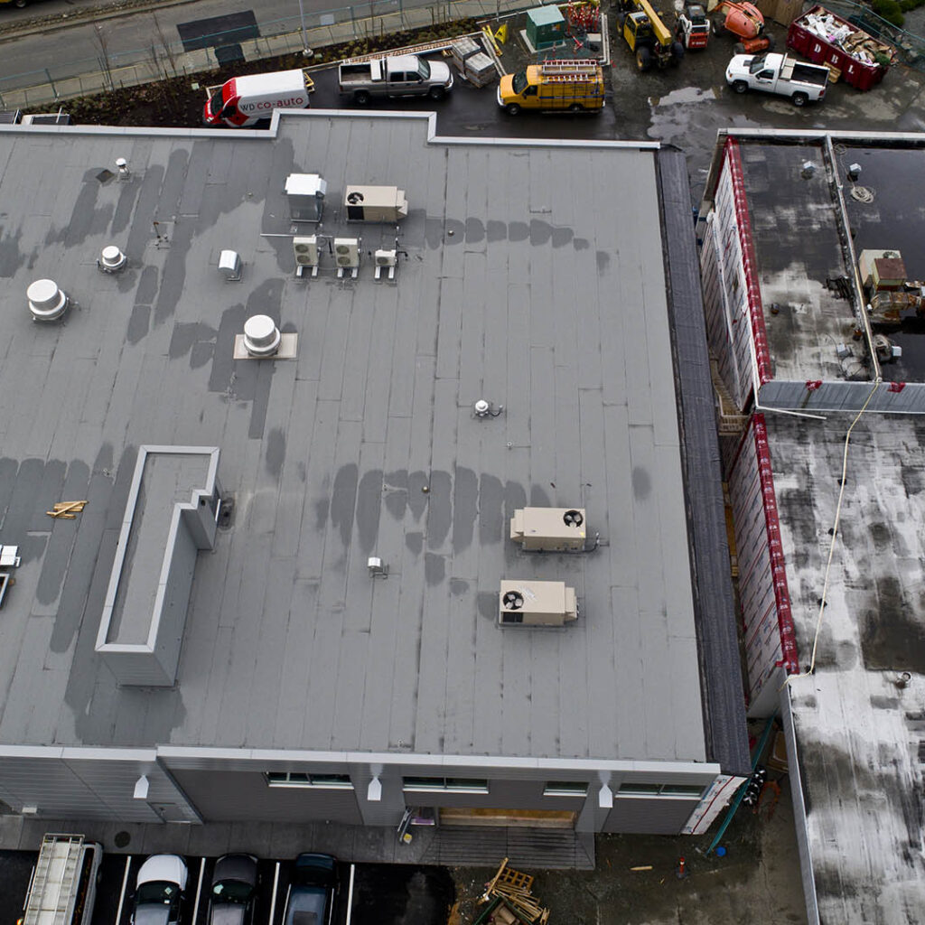 Habourview Volkswagen Dealership Rooftop Before Solar Panel Installation