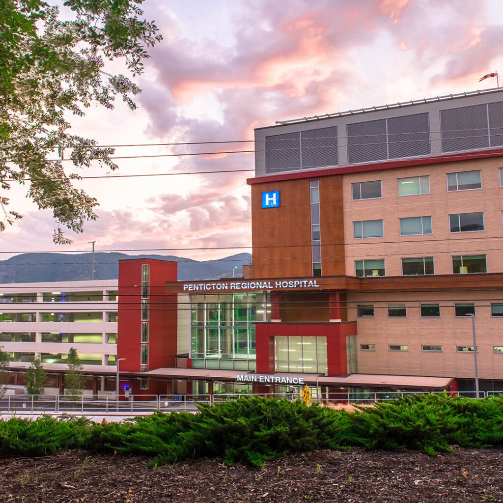 Penticton Regional Hospital Main Entrance