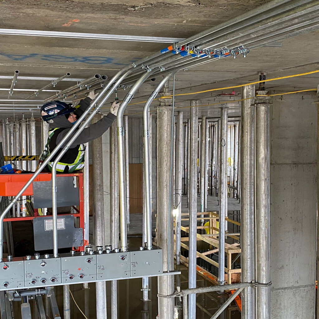 Mills Memorial Hospital Replacement Electrical Conduit Ceiling Rough-in