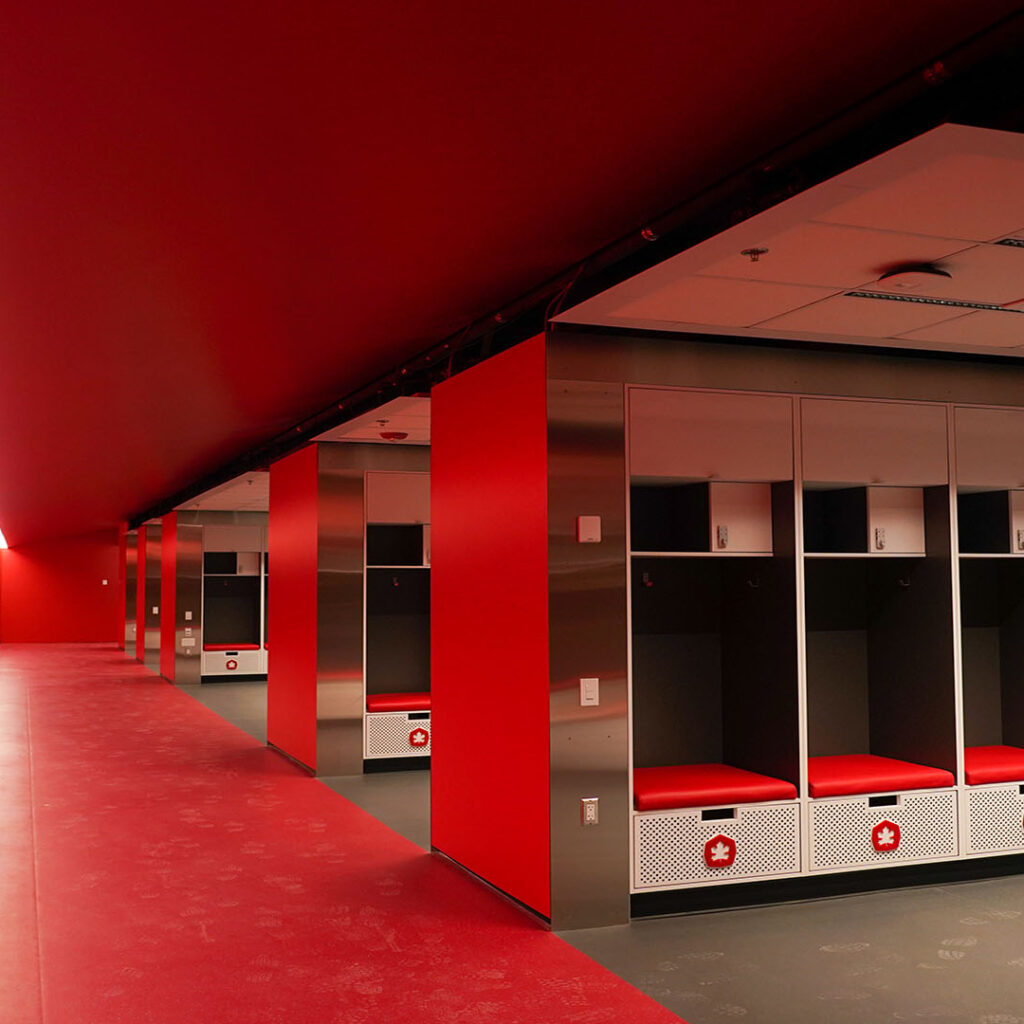 SFU Stadium Change Room Lighting