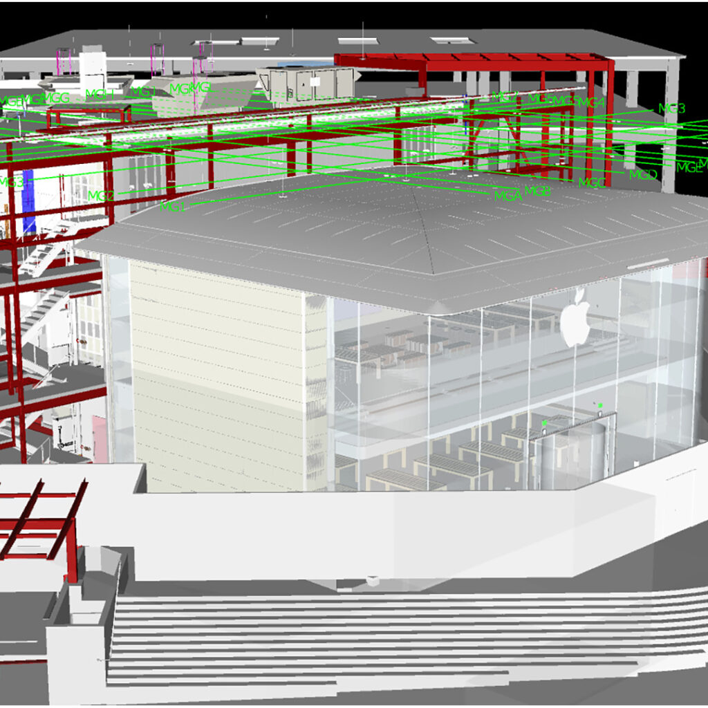 Apple Store Pacific Centre Downtown Vancouver New Flagship Store 3D Modelling