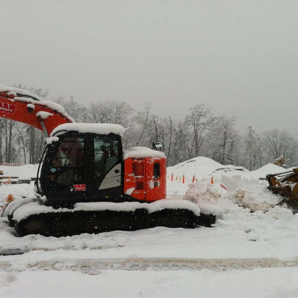 BC Hydro Buckley Bay Substation Work In Progress