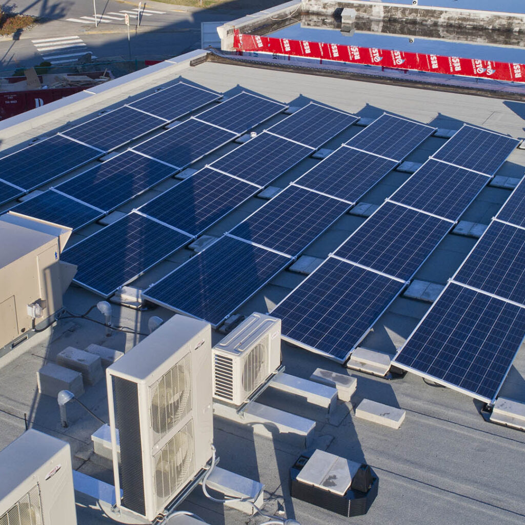 Habourview Volkswagen Dealership Solar Panels on Rooftop