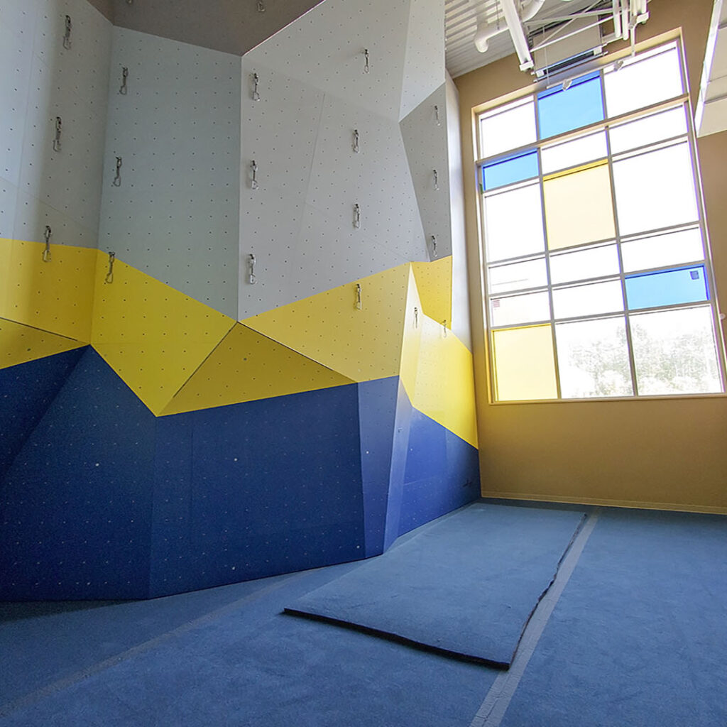 Northern Rockies Regional Recreation Centre Climbing Wall