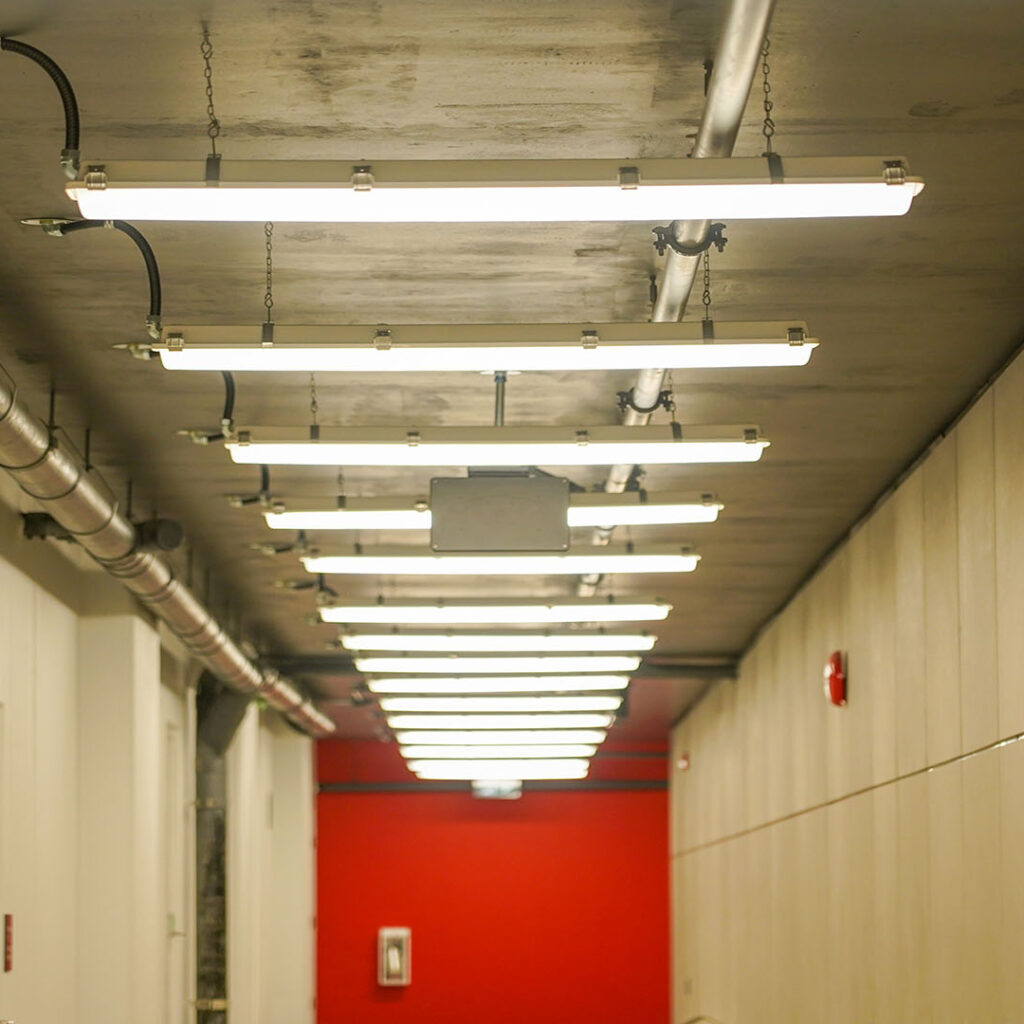 SFU Stadium Hallway Lighting