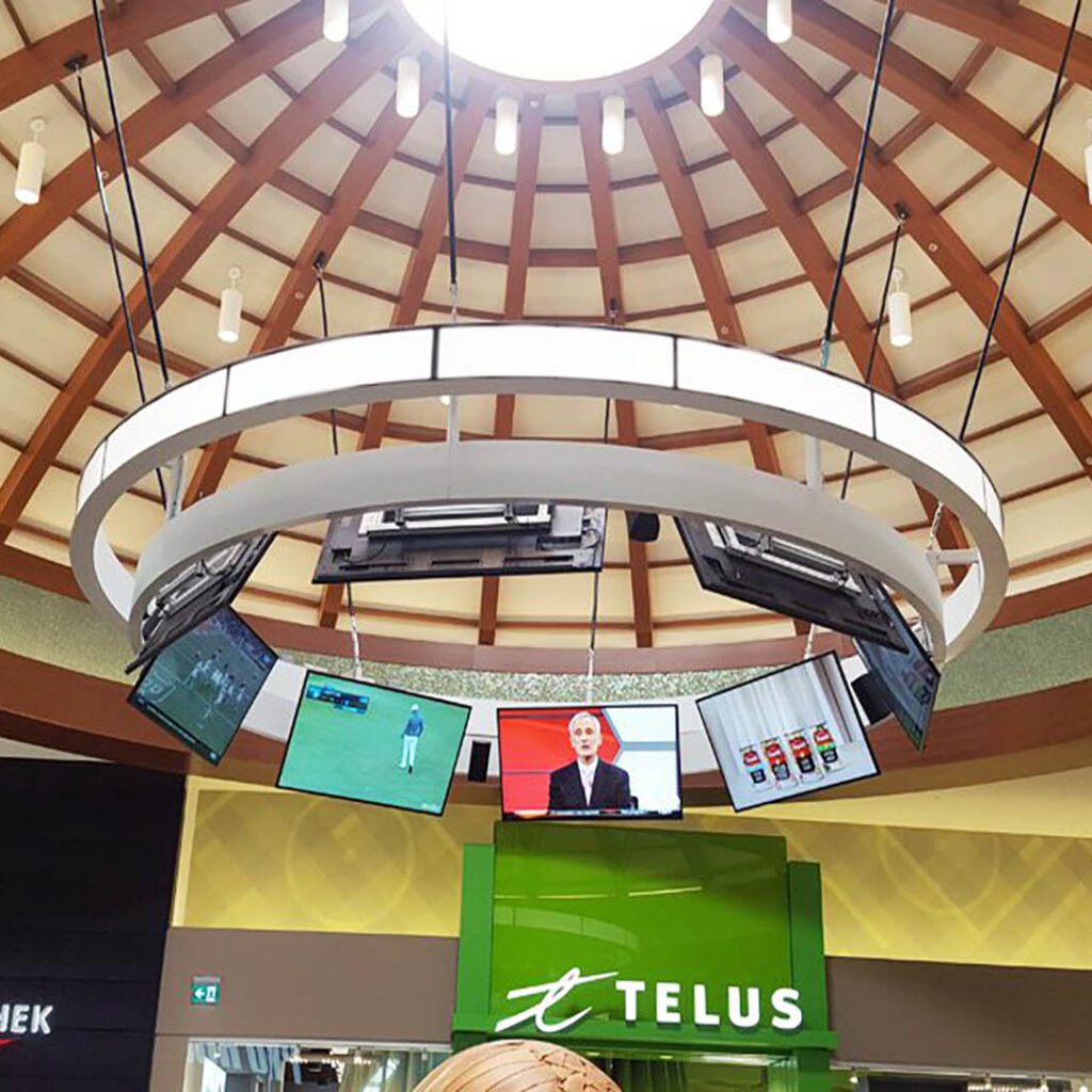 TFN Tsawwassen Mills Mall Audio-Visual Display