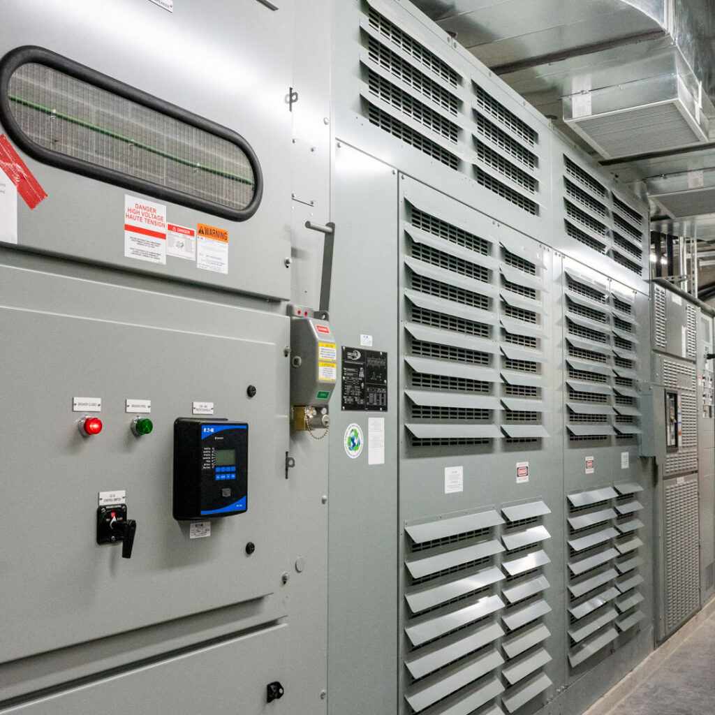 Fraser Commons Mixed Use Residential Condominium Main Electrical Room Switchgear
