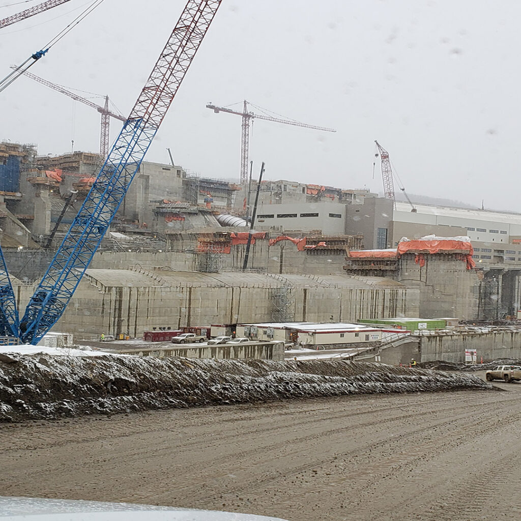 Site C Clean Energy Project Spillways and Generating Station Construction Site