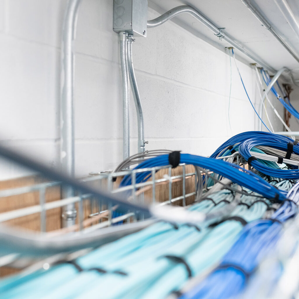 1133 Melville - The Stack Strucutred Cabling and Cable Tray