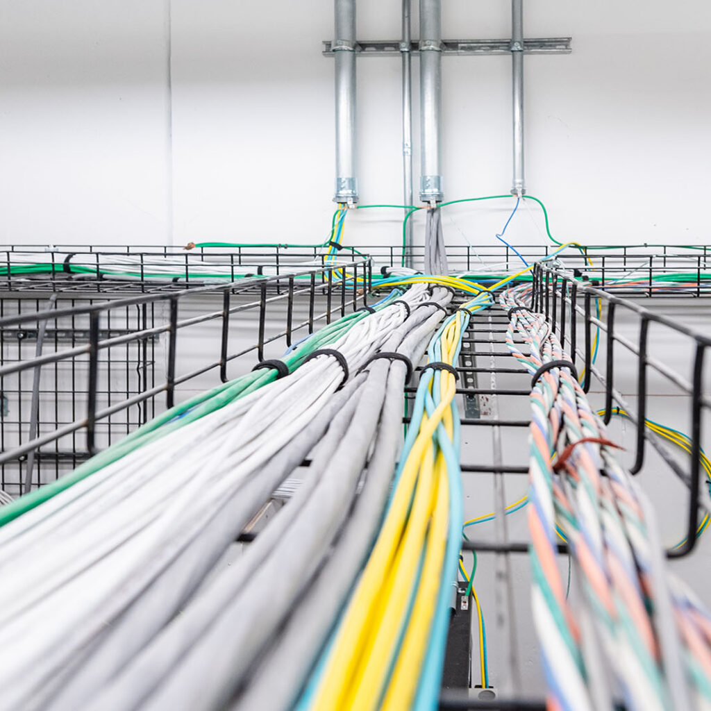 University of Victoria New Student Housing and Dining Cable Tray Structured Cabling