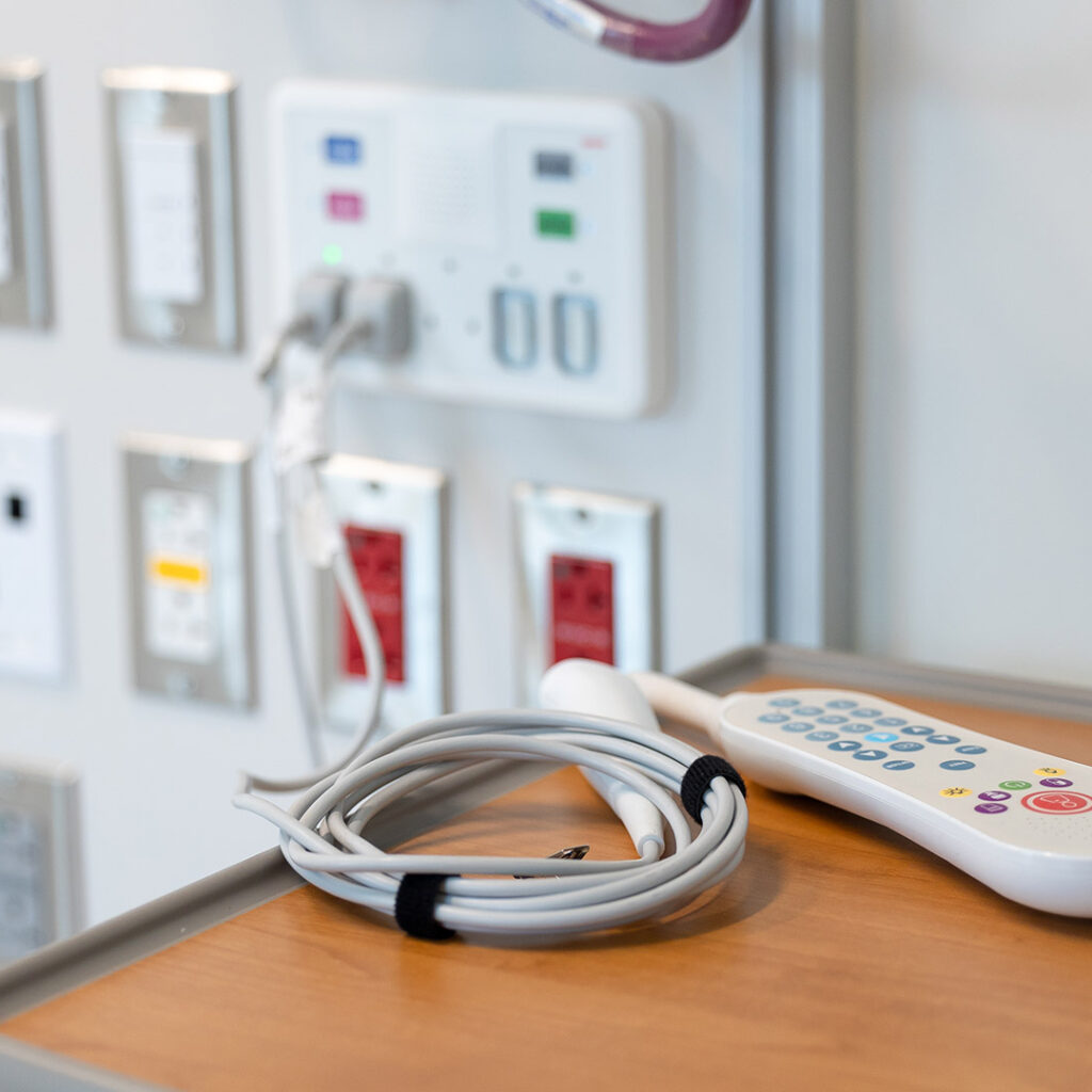 Nurse call system at the Mills Memorial Hospital