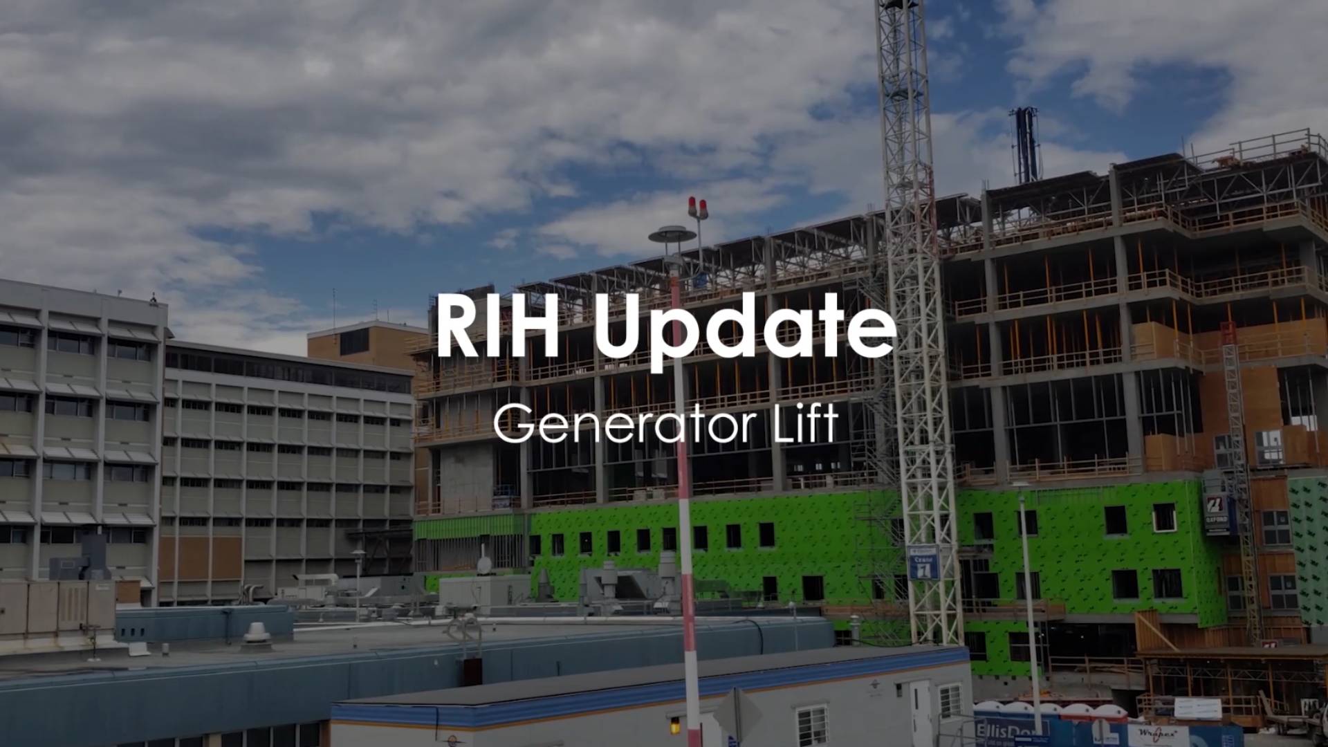 Royal Inland Hospital Generator Lift Video Thumbnail