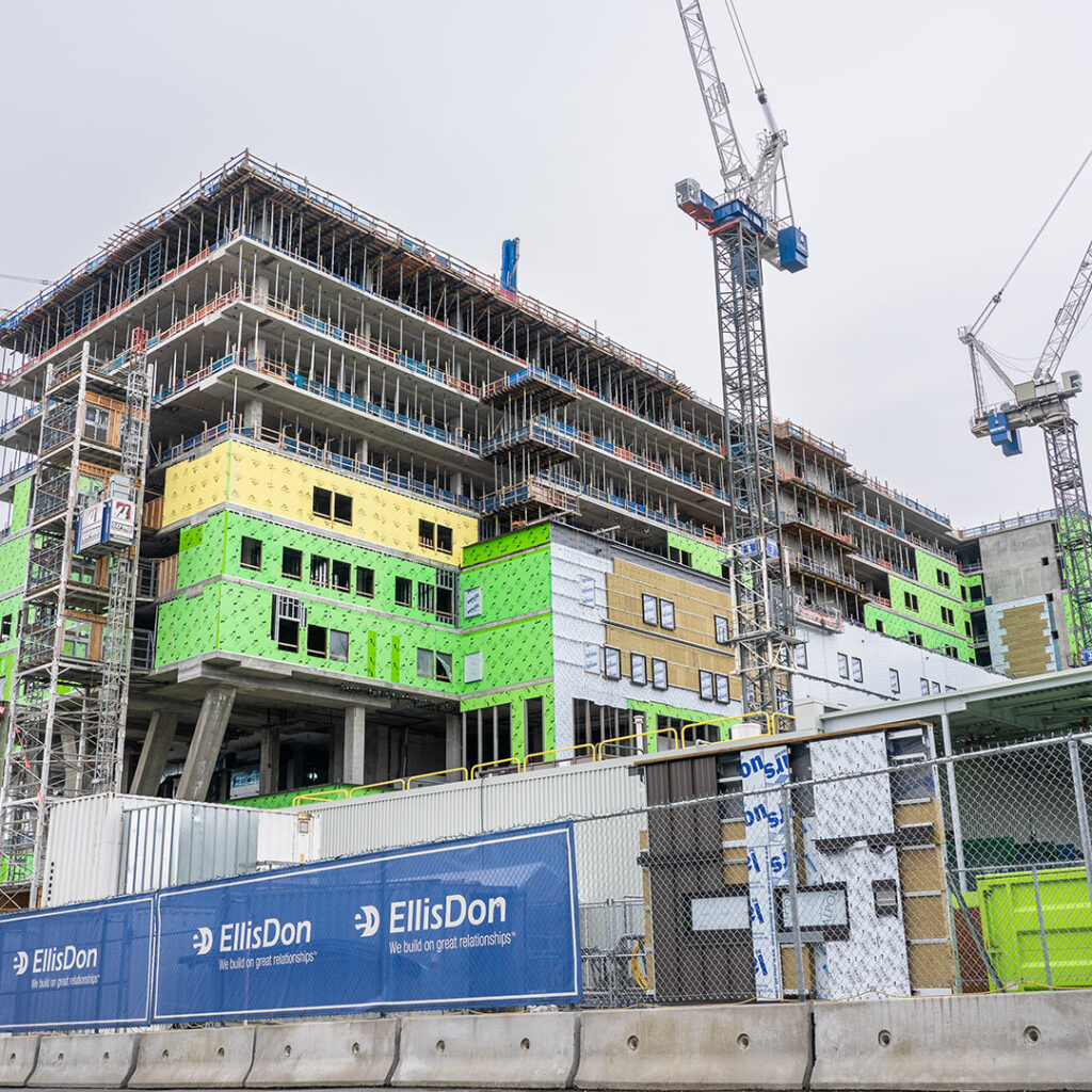 Royal Columbian Hospital Electrical Work In Progress