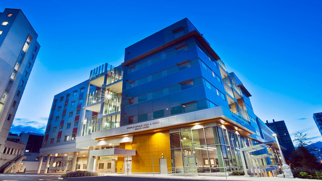 Joseph & Rosalie Segal Family Health Centre Building Exterior