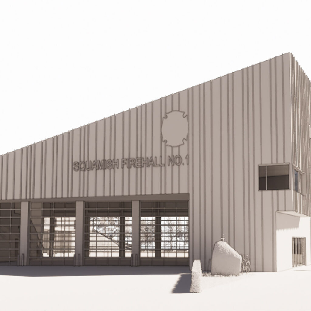 Squamish Fire Hall Drawing