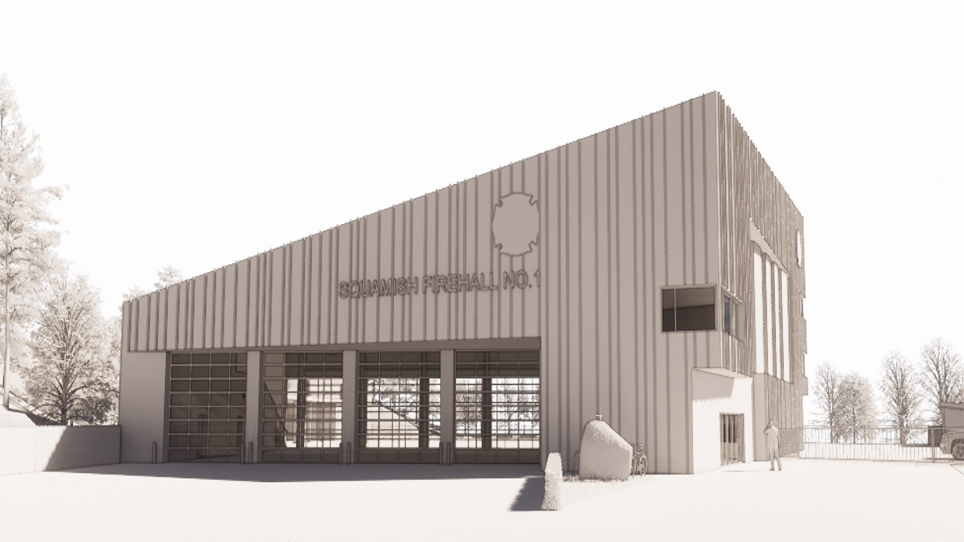 Squamish Fire Hall Drawing