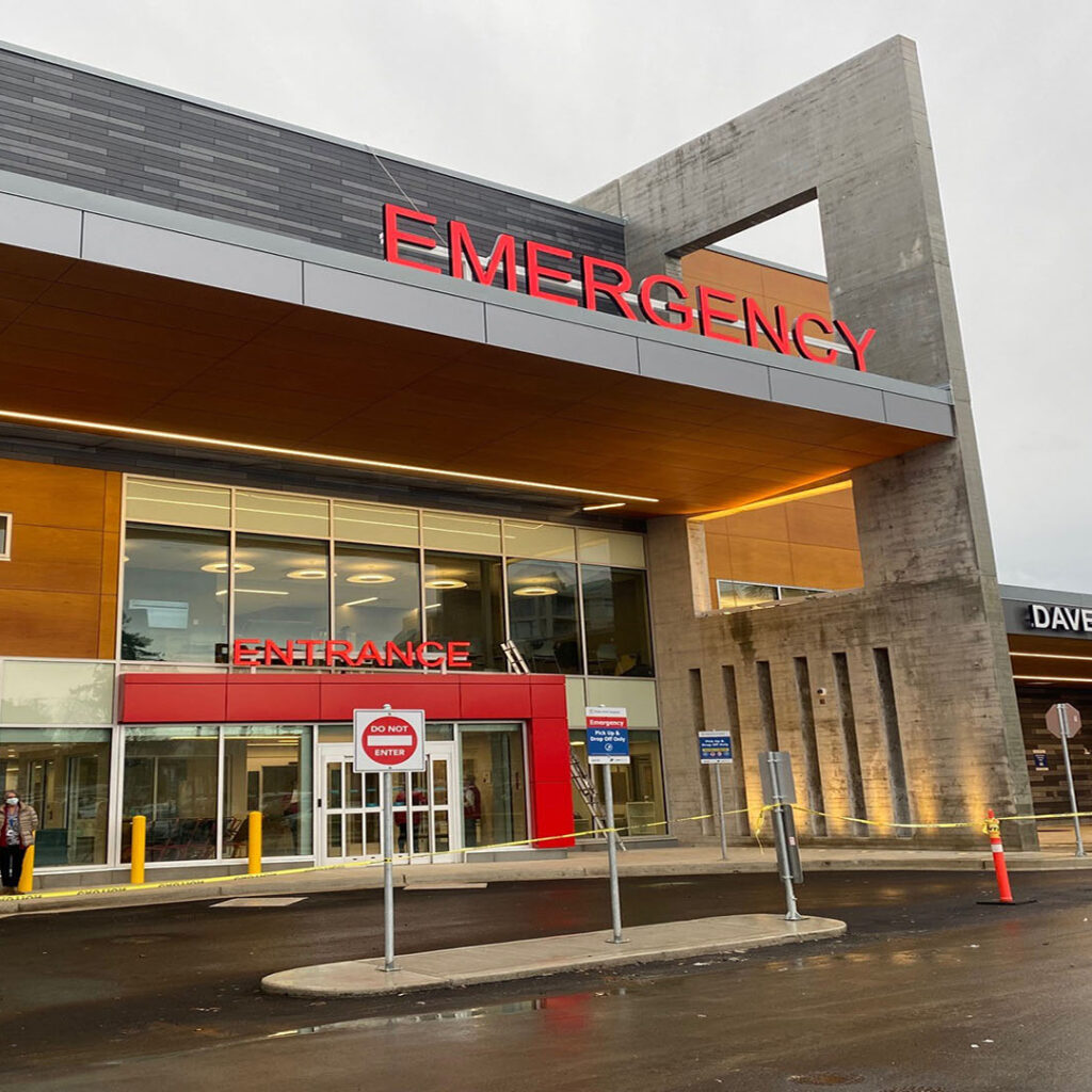 Peace Arch Hospital Emergency Entrance