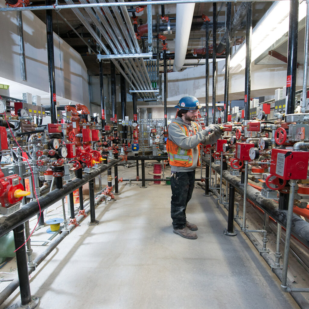 Joseph & Rosalie Segal Family Health Centre Mechanical Room