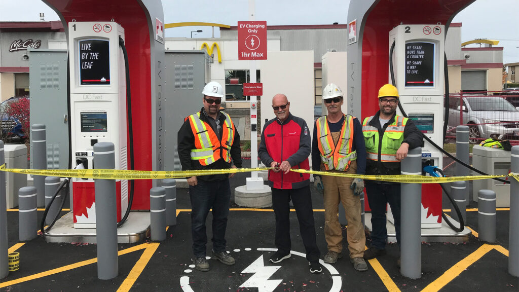 Petro Canada EV Charging Station in Nanaimo