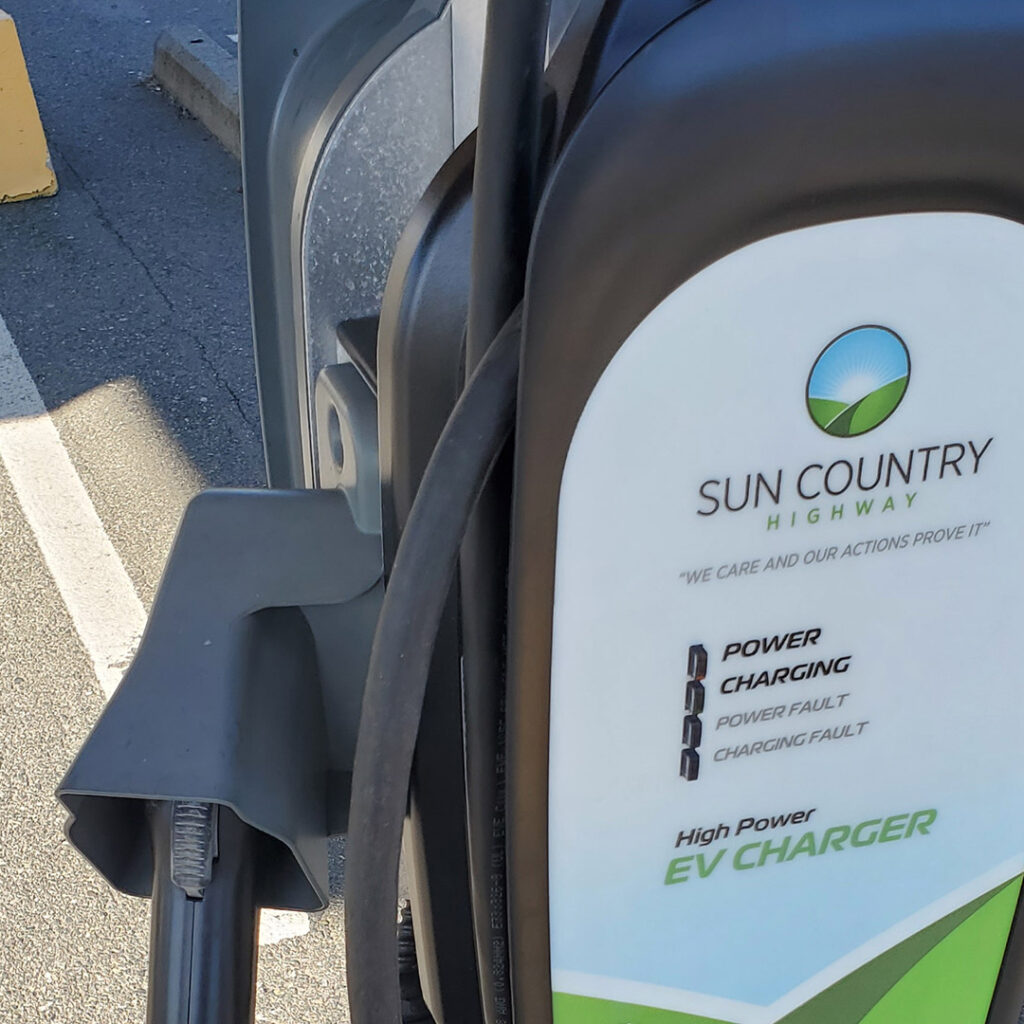 Houle installed Sun Country level 2 charging station