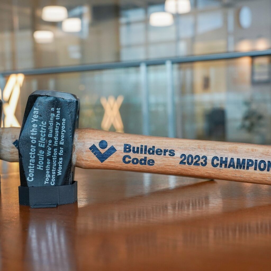 In 2023, Houle is the recipients of two Builders Code Awards, the Contractor of the Year award and the Workplace Culture Champion award.