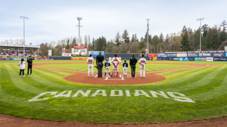 Vancouver Canadian Baseball Team at Nat Bailey Stadium