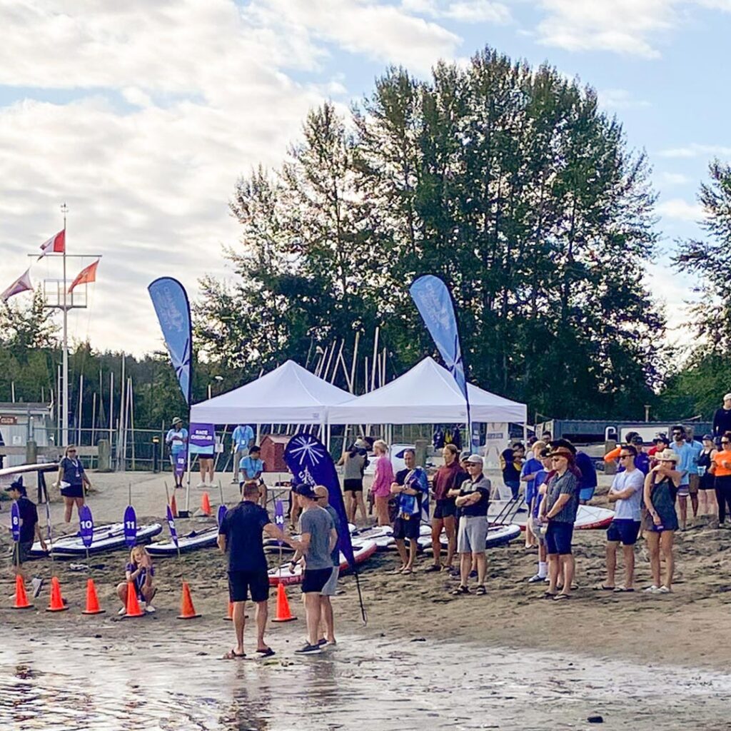 Champion of the Crescent Paddleboard Relay Race