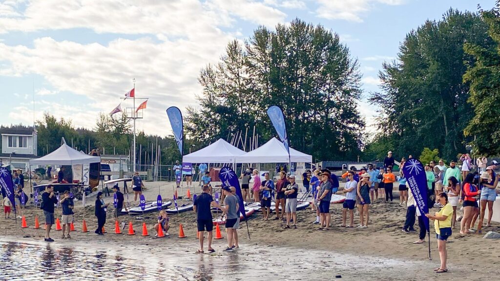 Champion of the Crescent Paddleboard Relay Race