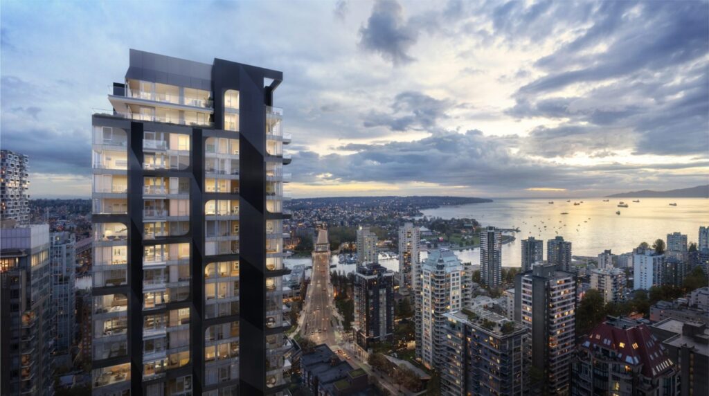 2 Burrard Place Rendering - External View