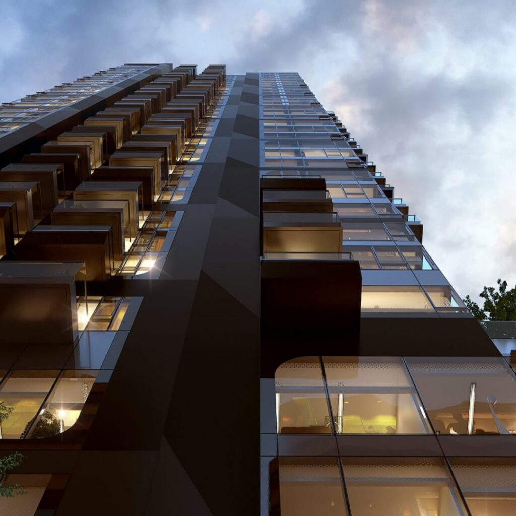 2 Burrard Place - Rendering Looking Up