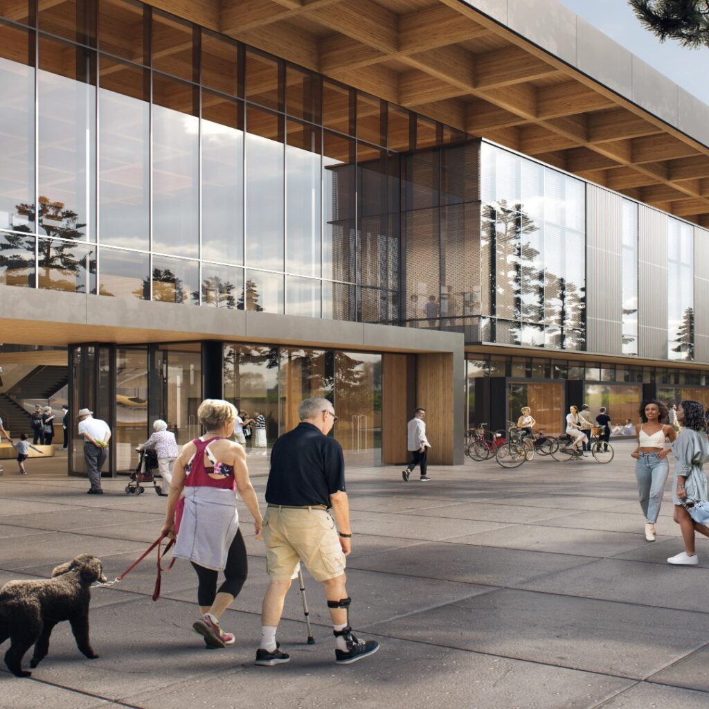 Harry Jerome Community Recreation Centre Exterior Entrance